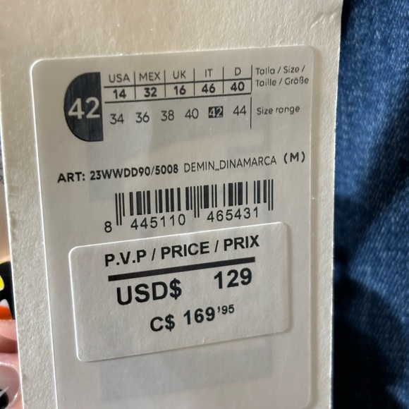 🔥NWT Desigual Skinny Push-Up Jeans - Picture 4 of 16